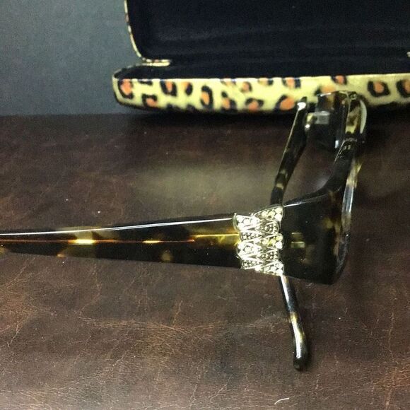 Glasses Tortoise shell, eyeglass Prescription frame and cheetah print Rampage ca - Picture 3 of 6